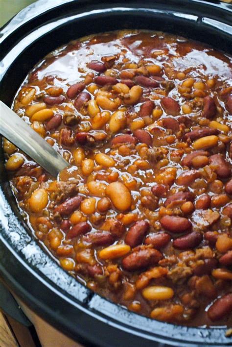 Best Ever Cowboy Beans | The Two Bite Club | #cowboybeans #bakedbeans | Beans recipe crockpot ...