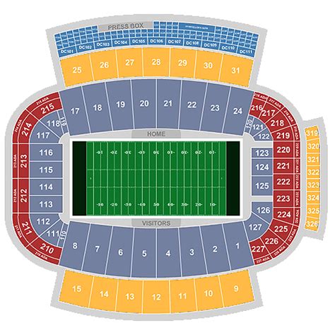 Carter Finley Stadium Parking Diagram