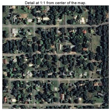 Aerial Photography Map of Talihina, OK Oklahoma