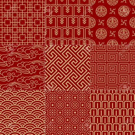 Seamless Traditional Auspicious Chinese Mesh Pattern Royalty Free Cliparts, Vectors, And Stock ...