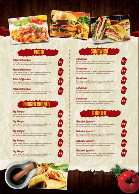 FREE 18+ Menu Flyer Templates in PSD | EPS | PDF