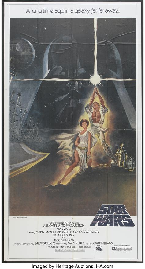 Star Wars (20th Century Fox, 1977). International Three Sheet (41 ...