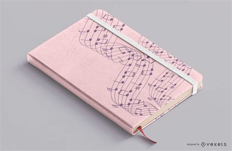 Music Notebook Cover Design Vector Download