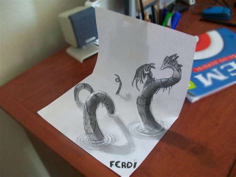 ArtStation - 3D Drawing Art - Dragon