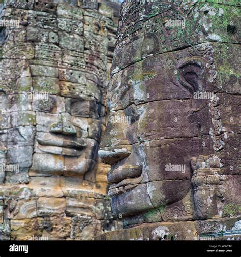 Bayon Temple, Angkor Thom Stock Photo - Alamy