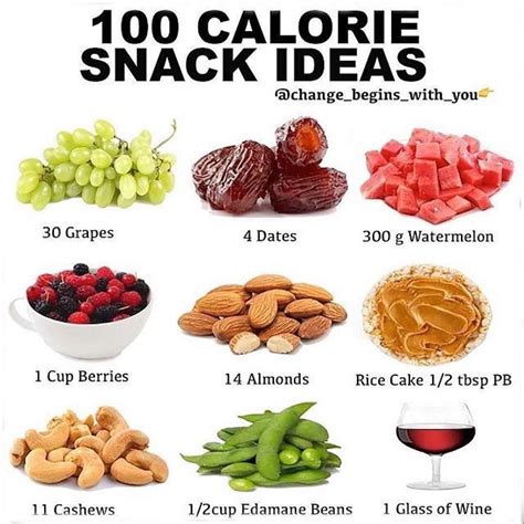 💥100 CALORIE HEALTHY SNACK IDEAS💥 - Hungry between meals? These snacks ...