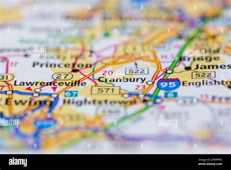 Map of cranbury new jersey hi-res stock photography and images - Alamy