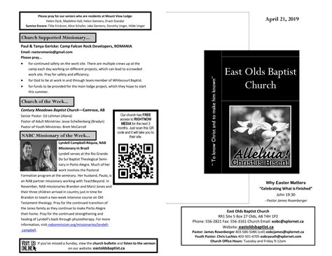 33 Free Church Bulletin Templates (+Church Programs) ᐅ TemplateLab