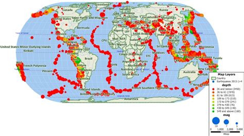 Earthquake Magnitude Map