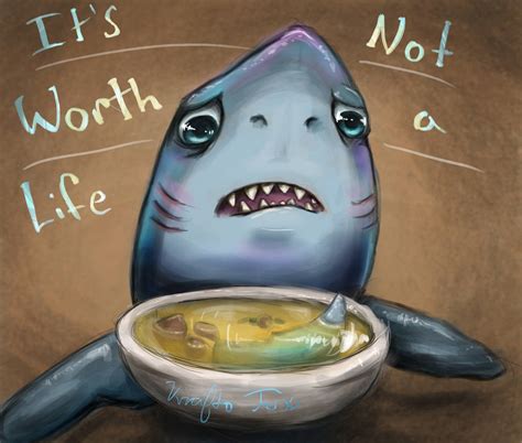 Shark Fin Soup by KraftoFox on DeviantArt