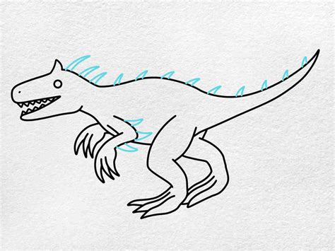 How to Draw Indominus Rex - HelloArtsy