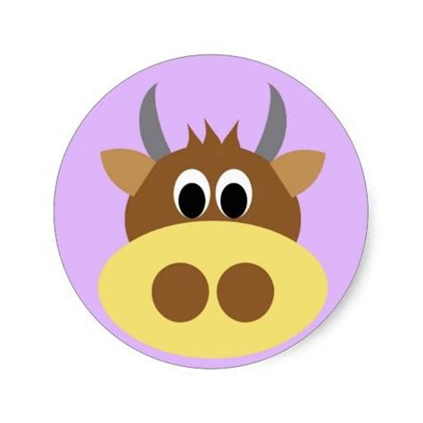 Cute Cow Sticker | Cute cows, Cute stickers, Stickers