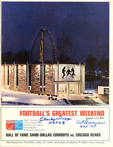 Charley Trippi & Art Donovan Signed 1968 Football’s Greatest Magazine BAS – Denver Autographs