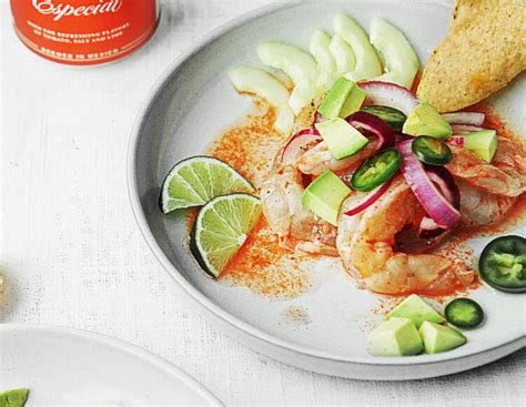 Shrimp in Red Aguachile Recipe - Hi Boox