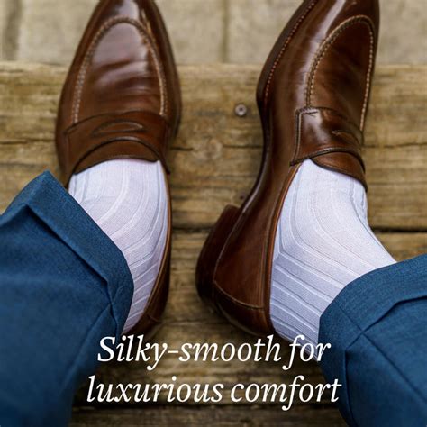 White Dress Socks for Men | Made in USA by Boardroom Socks