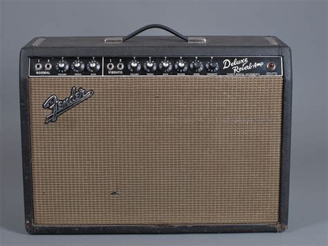 Fender Deluxe Reverb Amp 1965 Blackface Amp For Sale GuitarPoint