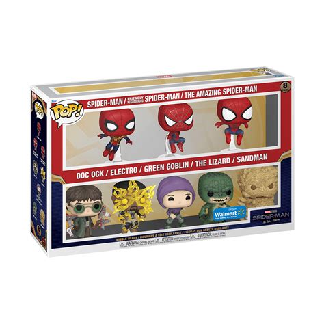 Funko Pop! Marvel: Spider-Man: No Way Home - 8-pack (Walmart Exclusive) - Walmart.com