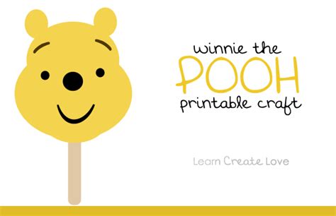 Winnie the Pooh Printable Craft