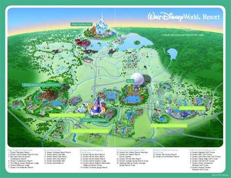 Disney World Resort Map - 2019 Tpe Community Conference2019 Tpe - Walt Disney Florida Map | Free ...