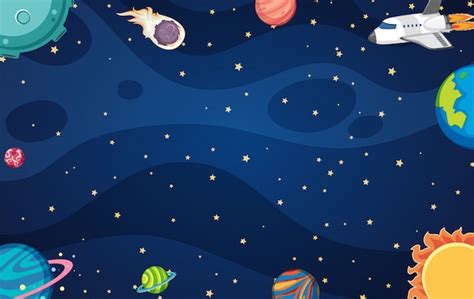 Page 2 | Cartoon Space Background Images - Free Download on Freepik