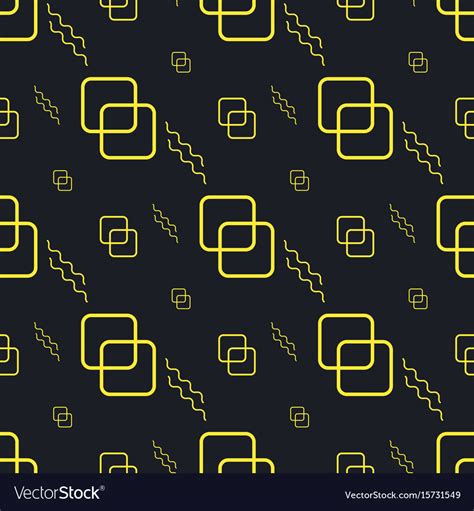 Black yellow seamless background pattern Vector Image