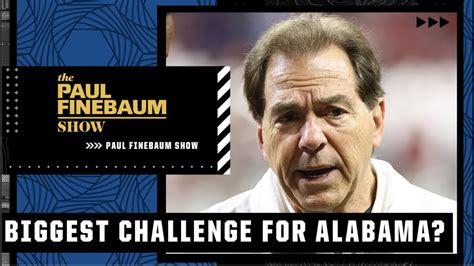 Who's Alabama's biggest challenge this season? | Paul Finebaum Show - Win Big Sports