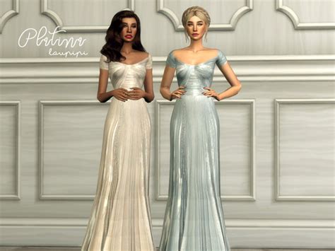 New shiny embellished dress. 5 Swatches, enjoy!!! Found in TSR Category ...