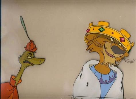 Prince John and Sir Hiss "Walt Disney's Robin Hood" (1973) animation cel Animation Cel ...