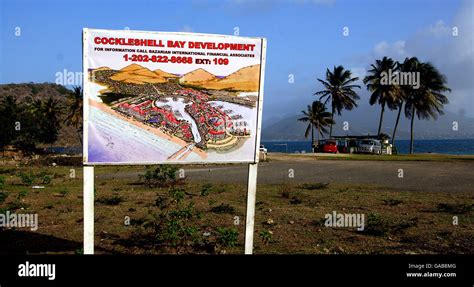 Cockleshell Bay beach. Cockleshell Bay beach, St Kitts Stock Photo - Alamy