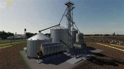 GSI Grain Storage Bins v 1.0 - FS19 mods / Farming Simulator 19 mods