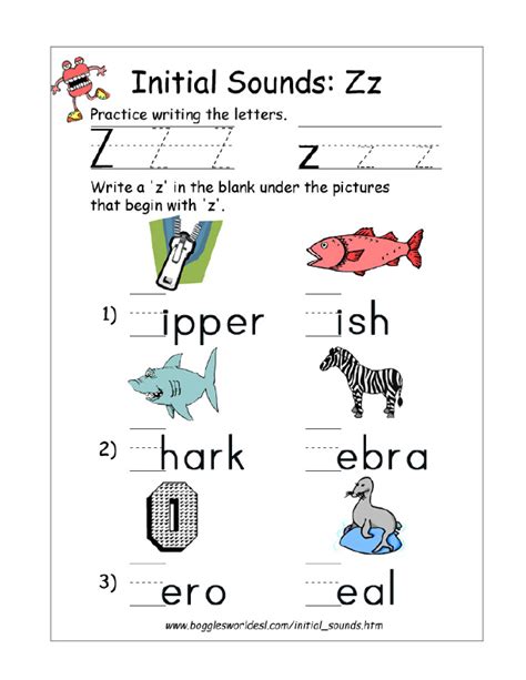 A To Z Phonics Printables