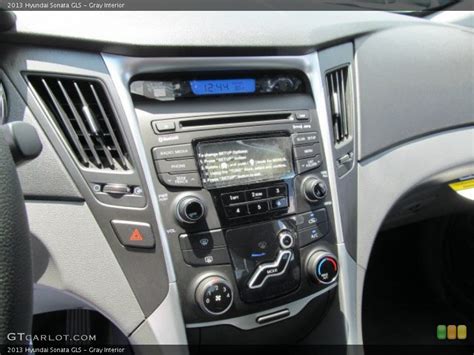 Gray Interior Controls for the 2013 Hyundai Sonata GLS #67826520 ...