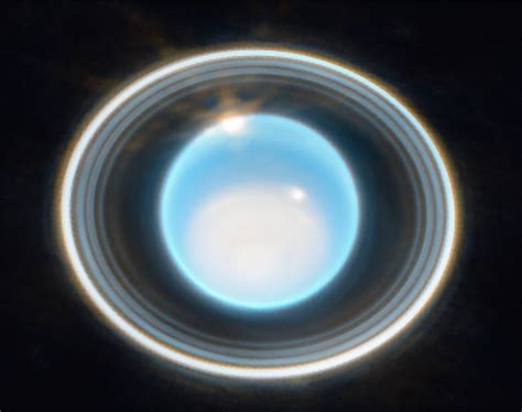 "James Webb Space Telescope Captures Stunning Image of Uranus' Ring System and Moons" - World ...