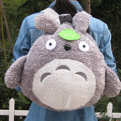 Kawaii Totoro Plush Backpack 15inch totoro Plush Bag for Girls Soft Plush Toys Kids Birthday ...