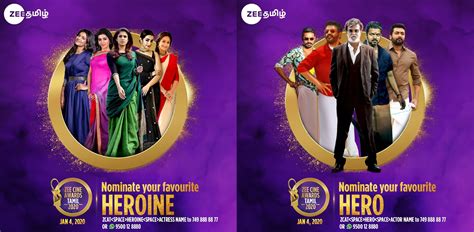 Zee Cine Awards Tamil 2020 - Nominations, Voting System, Winners