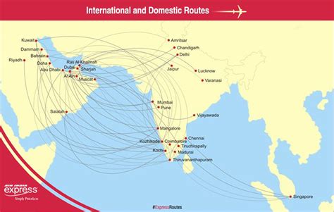 Here's the route map... - Air India Express and AirAsia India | Facebook