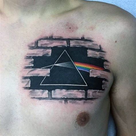 50 Dark Side Of The Moon Tattoo Designs For Men - Pink Floyd Ideas