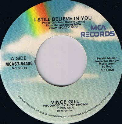 Vince Gill - I Still Believe In You (1992, Vinyl) | Discogs