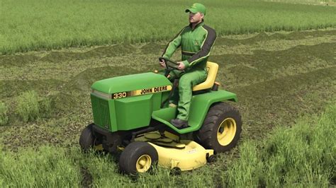 John Deere 330 Lawn Mower v1.0 FS22 Mod | Farming Simulator 22 Mod