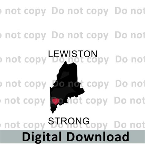 Lewiston Strong PNG Files for Sublimation Pray for Lewiston - Etsy