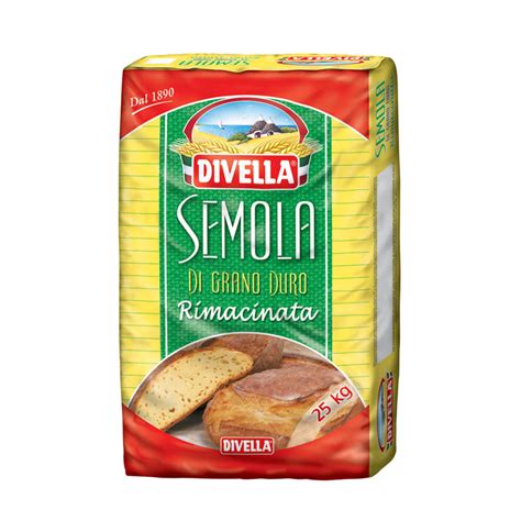 Remilled Durum Wheat Semolina 25 kg - Divella