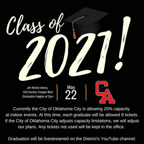 Class of 2021 Graduation - May 22, 2021 at 2:00pm | Carl Albert High School