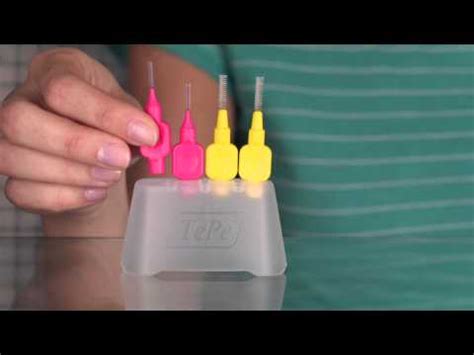 How to use a TePe Interdental Brush - YouTube