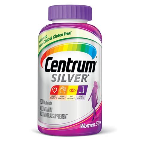 Centrum Silber Frauen (200 Count) Multivitaminpräparat/Multimineral ...