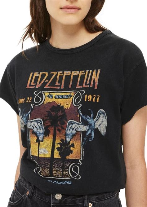 Topshop by And Finally Led Zeppelin Tee | Led zeppelin t shirt, Ladies ...