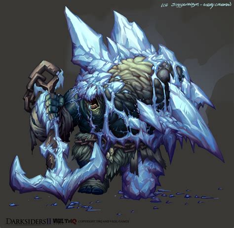 The Lantern Factory: Darksiders 2 Concept Art - The Frozen Undead