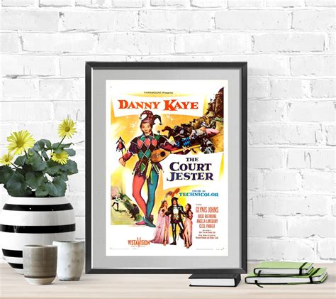 The Court Jester Vintage Movie Poster Print Instant Download | Etsy