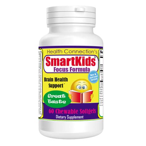 SmartKids Chewable Brain Vitamins for Kids, Brain Memory Supplements ...