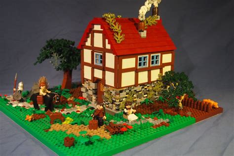 Lego Medieval Farm | by Brickwielder Pig Pen, Cool Lego Creations, Do ...