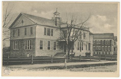 Postcard: Radnor High School – Radnor Historical Society | Archive